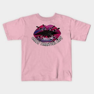 Crazy Tarantula Lady Kids T-Shirt